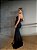 Vestido Longo Tomara que caia Flor Preto - Imagem 2