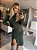 Conjunto Vestido Midi Tricot Deia Verde - Imagem 1