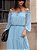 Vestido Longuete Ombro a Ombro Angela Azul - Imagem 3