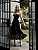 Vestido Midi Veludo Renda Preto - Imagem 7