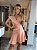 Vestido Curto Suede Era Rosa - Imagem 3