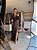 Vestido Longo Tave Marrom - Imagem 10