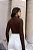 Blusa Strong Gola Mari Marrom - Imagem 4