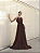 Vestido Longo Aurora Marrom - Imagem 1