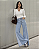 Calça Jeans Flare Bicolor Nasty - Imagem 3