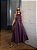 Vestido Longuete Courino Astana Uva - Imagem 1