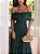 Vestido Longo Ombre Verde Militar - Imagem 4