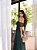 Vestido Longo Ombre Verde Militar - Imagem 6