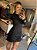 Vestido Curto Blend Preto - Imagem 1