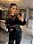 Blusa Renda Brilho Preto - Imagem 7