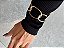 Bracelete Dourado Elos Torcidos - Imagem 2