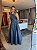Vestido Longuete Courino Astana Azul Jeans - Imagem 1