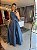 Vestido Longuete Courino Astana Azul Jeans - Imagem 6