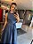Vestido Longuete Courino Astana Azul Jeans - Imagem 4
