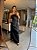 Vestido Midi Couro Tammy Preto - Imagem 4