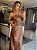 Vestido Midi Couro Tammy Caramelo - Imagem 3