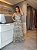 Vestido Longo Animal Print Creme - Imagem 1