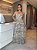 Vestido Longo Animal Print Creme - Imagem 8