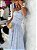 Vestido Longuete listrado Azul - Imagem 3