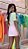 Shorts Saia Sorv Rosa - Imagem 2