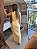 Vestido Longo Modal Botoes Amarelo - Imagem 2