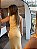 Vestido Longo Modal Botoes Amarelo - Imagem 7