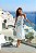 Vestido Midi Floral Bloom Azul - Imagem 1