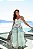 Vestido Midi Floral Bloom Azul - Imagem 3
