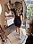 Vestido Curto Assimétrico Juju Preto - Imagem 2