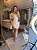 Vestido Curto Assimétrico Juju Creme - Imagem 1
