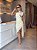 Vestido Midi Fenda Manuela Amarelo - Imagem 1