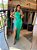 Vestido Longo Mor Verde Bandeira - Imagem 1