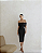 Vestido Midi Ombro a Ombro Lulu Preto - Imagem 1