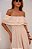 Vestido Longuete Laise Clary Areia - Imagem 7