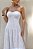 Vestido Longo Laise Juju Branco - Imagem 7