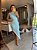Vestido Midi Assimétrico Luiza Azul - Imagem 1