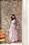 Vestido Longo Listrado Fatima Rosa - Imagem 7