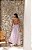 Vestido Longo Listrado Fatima Rosa - Imagem 2