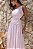Vestido Longo Listrado Fatima Rosa - Imagem 10