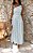 Vestido Longo Listrado Fatima Verde - Imagem 8