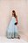 Vestido Longo Bordado Lery Azul - Imagem 13