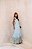 Vestido Longo Bordado Lery Azul - Imagem 6
