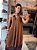 Vestido Frente Unica Aire Marrom - Imagem 5