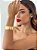 Bracelete Folheado May Dourado - Imagem 1