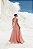 Vestido Longo Araia Salmão - Imagem 2