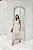 Vestido Longuete Renda Dunnas Areia - Imagem 7