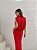 Vestido Longo Drapeado Vermelho - Imagem 10