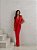 Vestido Longo Drapeado Vermelho - Imagem 1