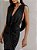 Vestido Longo Drapeado Preto - Imagem 9