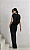 Vestido Longo Drapeado Preto - Imagem 2
